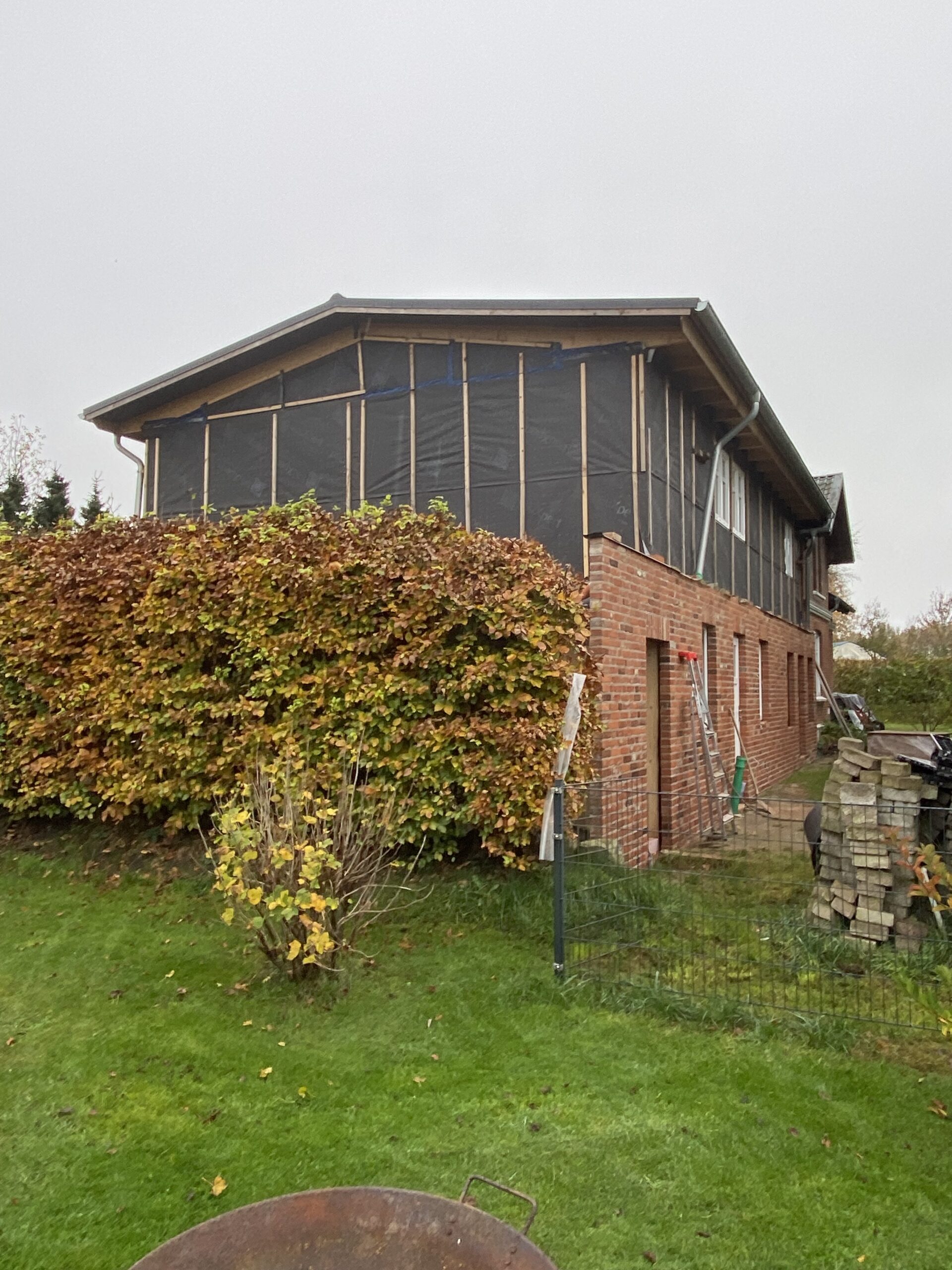 Nord-Ansicht der Workshop-Scheune