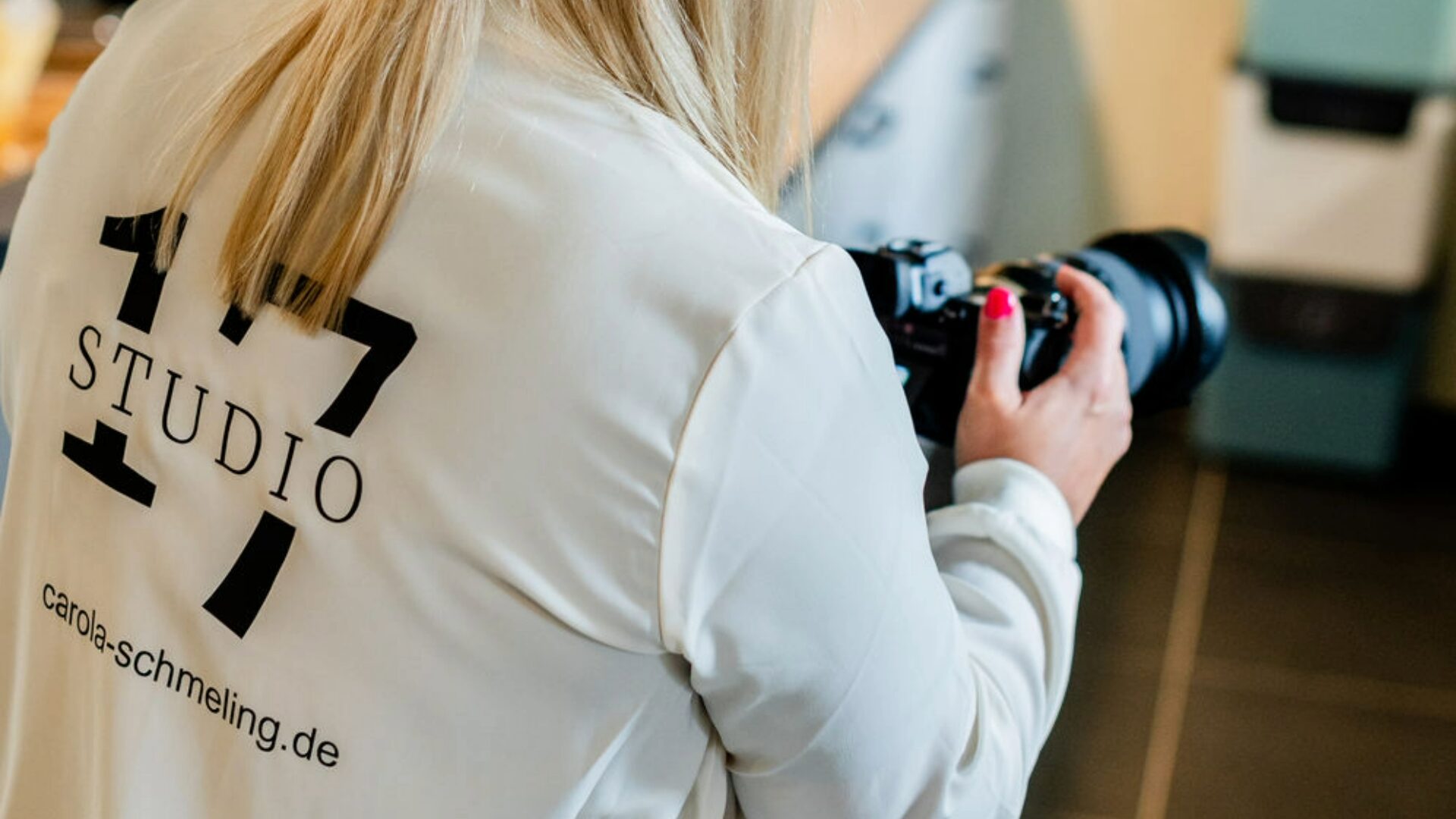 Die Fotografin im Einsatz